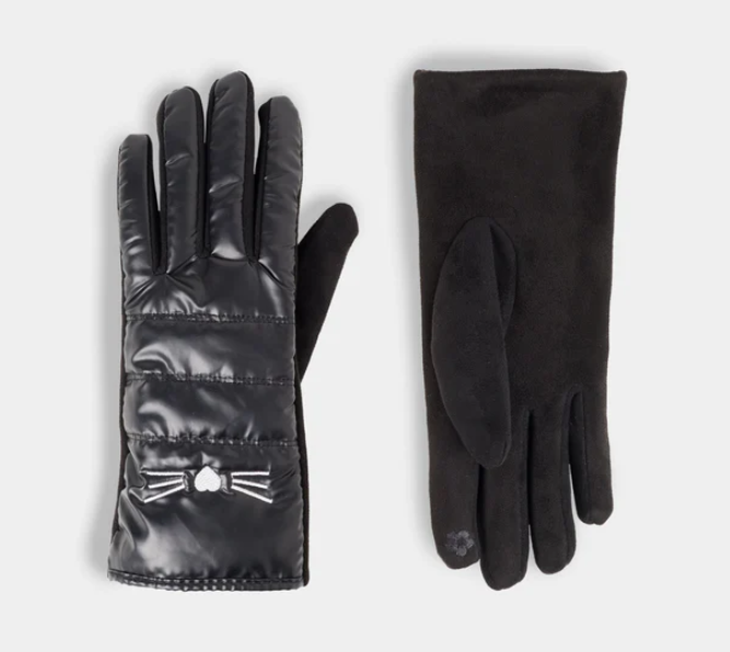 Coco Carmen Cat Face Puffer Gloves