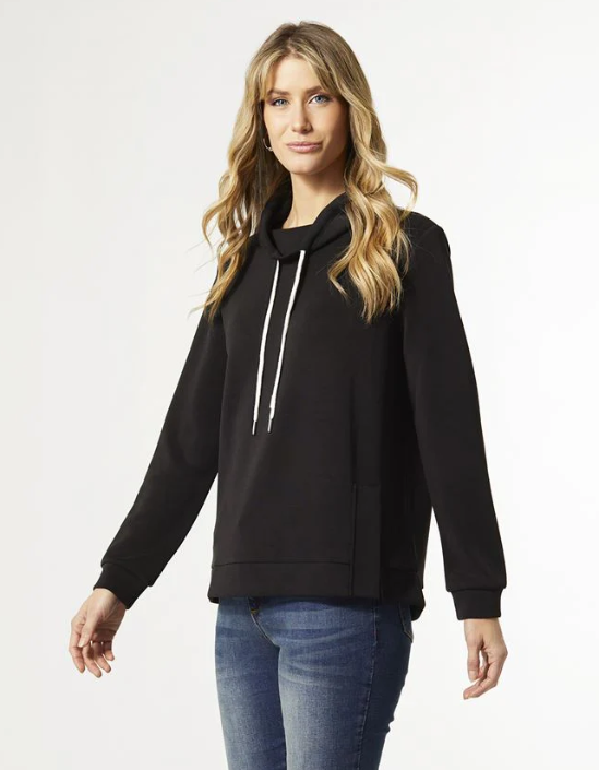 Coco Carmen Cowl Neck With Side Zippers