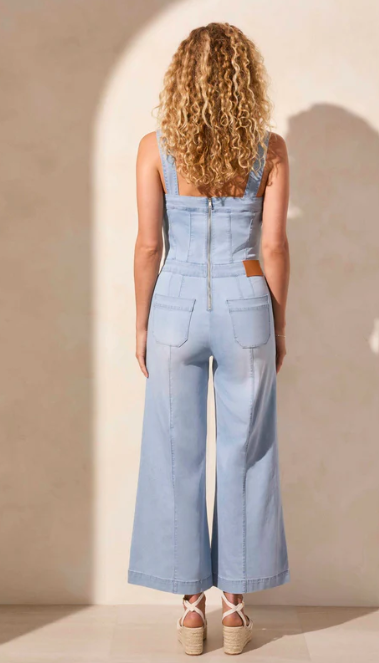 Tribal Denim Jumpsuit