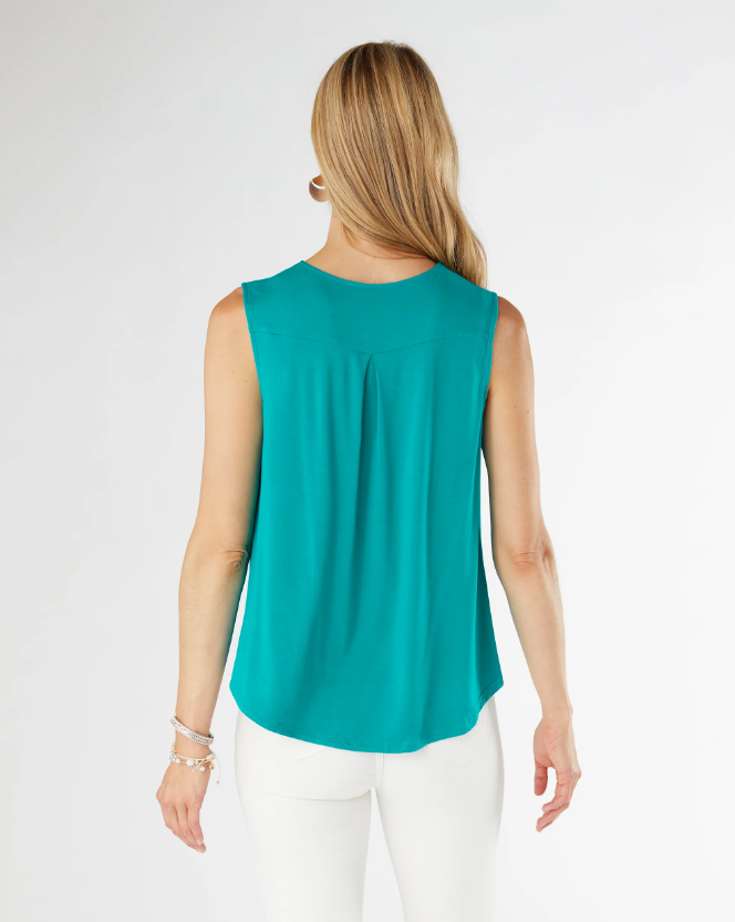 Coco Carmen Erin Pleat Back Tank