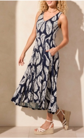 Tribal Printed High Low Dress