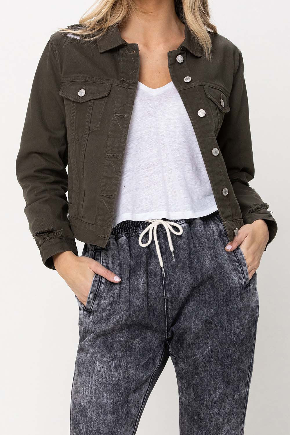Vervet Distressed Jacket