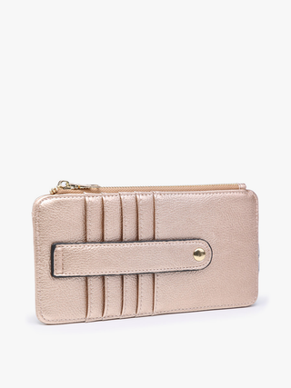 Saige Slim Card Holder Women's Wallet | WL1889 : Rose Gold