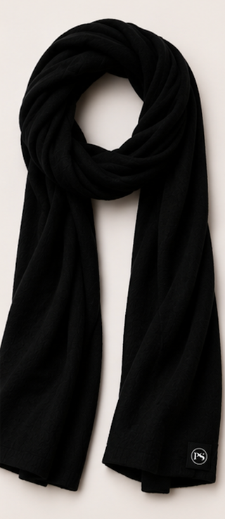 Catalina Cashmere Blend Travel Scarf: Light Grey