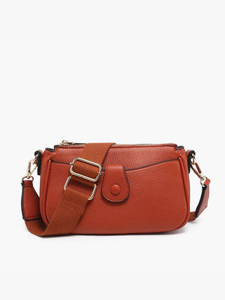 Kallie Snap Front Crossbody Bag – Nylon Strap | M2599: Olive