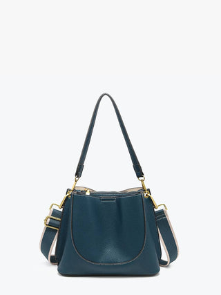 Corinna Bucket Bag – Two-Tone Canvas Guitar Strap | M2765 : Wine