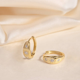 Flora Hoops: Gold