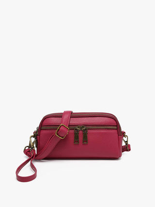 Sunny Dual Compartment Crossbody w/ Wristlet | M2887: Black