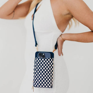 Woven Double Duty Phone Bag Wholesale - NEW COLOR ADDED!: Woven Brown