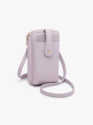 Isla Wallet Crossbody w/ Card Holders & Snap Closure Black