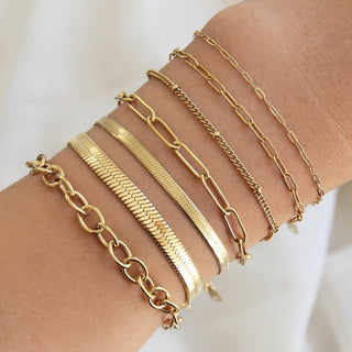 Chain Bracelet: Gold / Oval Chain