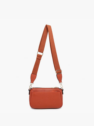 Kallie Snap Front Crossbody Bag – Nylon Strap | M2599: Olive