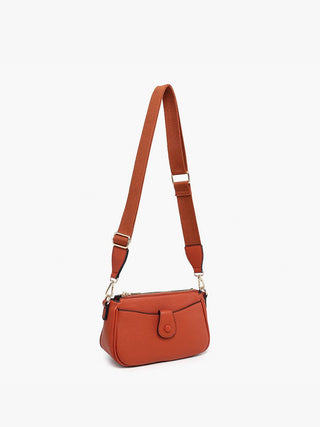 Kallie Snap Front Crossbody Bag – Nylon Strap | M2599: Olive