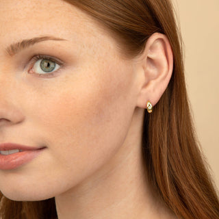 Flora Hoops: Gold