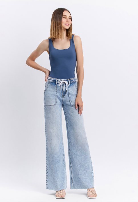 Flying Monkey Drawstring Jeans