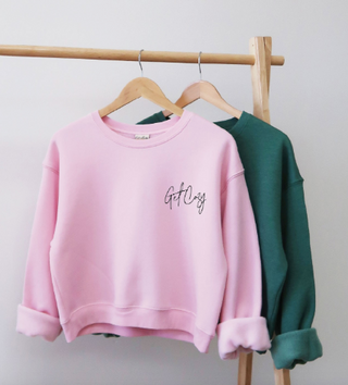 Oat Collective Get Cozy Cropped Sweatshirt