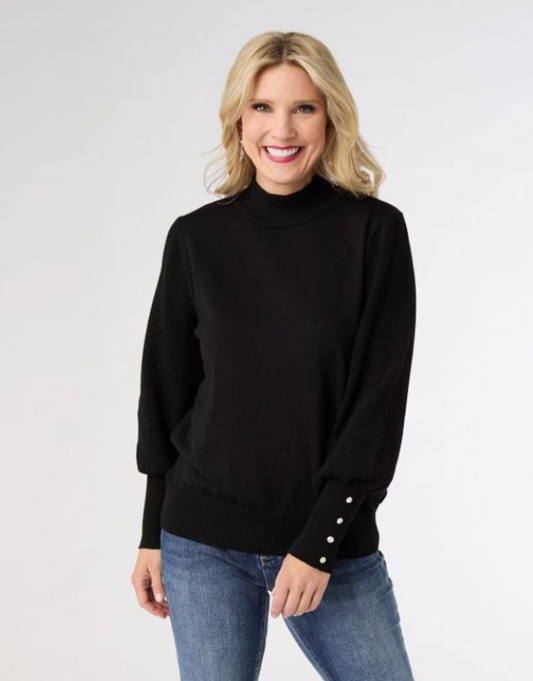 Coco Carmen Mock Neck Sweater