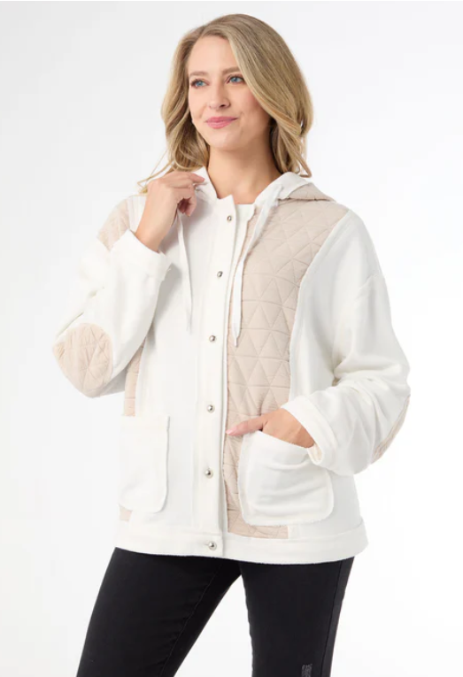 Coco Carmen Tatyana Quilted Sweatshirt