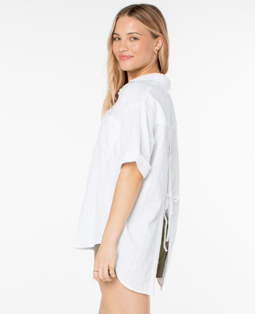Roxy Maile Tie Gauze Shirt