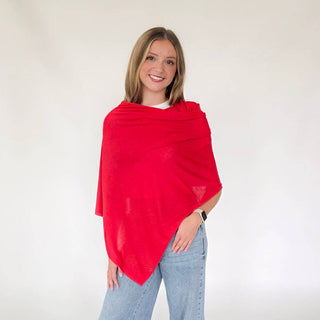 Catalina Cashmere Blend Travel Scarf: Mocha