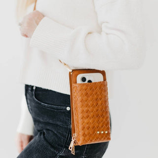 Woven Double Duty Phone Bag Wholesale - NEW COLOR ADDED!: Woven Black
