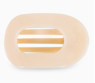Teleties Round Hair Clip Almond Beige Large