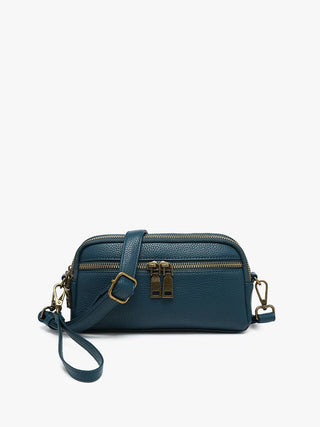 Sunny Dual Compartment Crossbody w/ Wristlet | M2887: Black