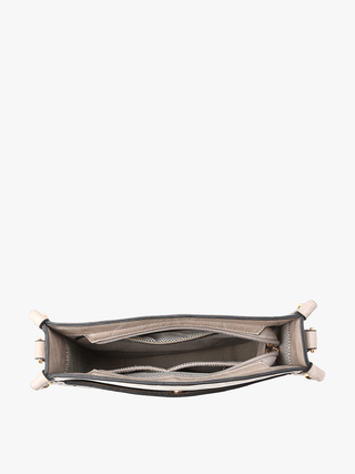 Posie Plaid Crossbody Bag – Removable Strap | M2168PLD : Tan