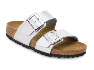 Birkenstock Sydney Luxe Buckle Silver