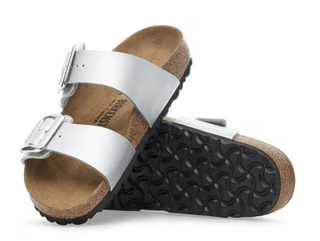 Birkenstock Sydney Luxe Buckle Silver