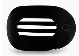 Teleties Round Black Hair Clip Medium