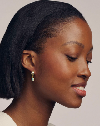 Kendra Scott Mini Ellie Blue Opal Earrings