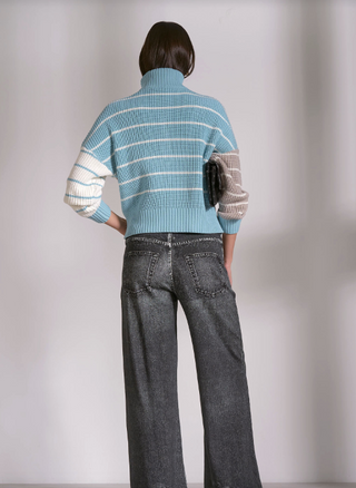Elan Sloane Sweater Blue Grey