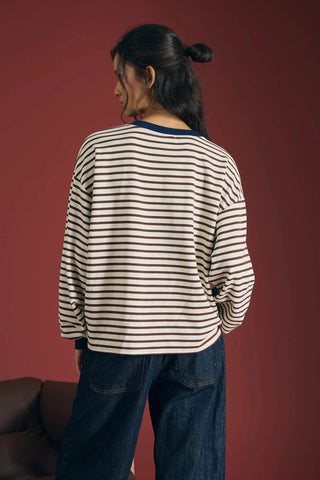 Blu Pepper Striped Long Sleeve
