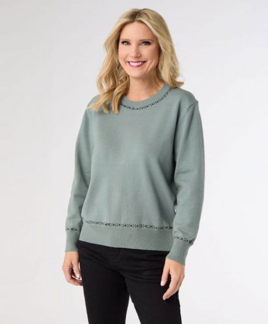 Coco Carmen Braelyn Button Back Sweater