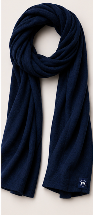 Catalina Cashmere Blend Travel Scarf: Light Grey