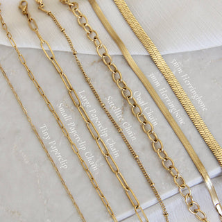 Chain Bracelet: Gold / Oval Chain