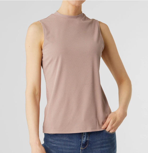 Coco + Carmen Macenna Mock Neck Tank