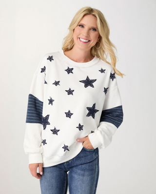 Coco Carmen Athena Star Patch Sweater