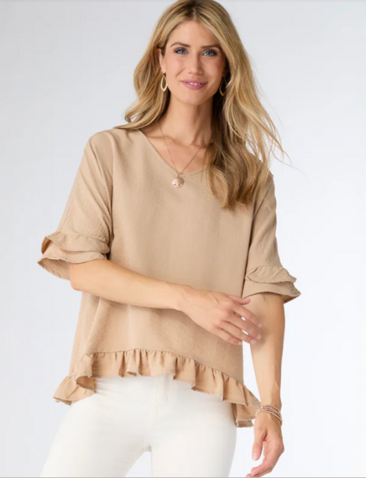 Coco Carmen Flowy Top