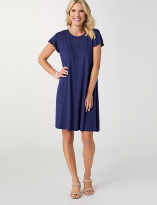 Coco Carmen Francis Flutter Sleeve Dress