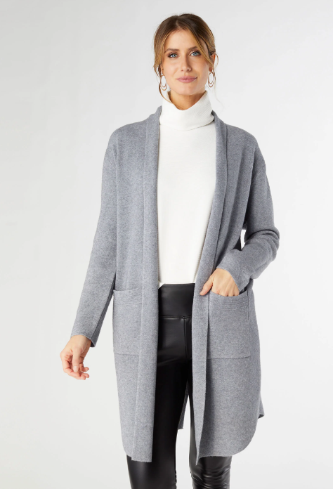 Coco Carmen Long Cardigan With Pockets