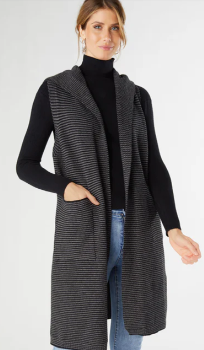 Coco Carmen Hooded Sweater Vest