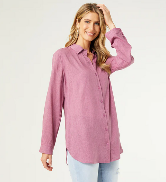 Coco Carmen Button Down Tunic
