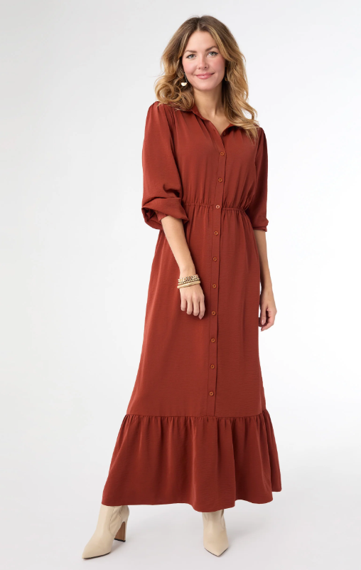 Coco Carmen Tiered Maxi Dress