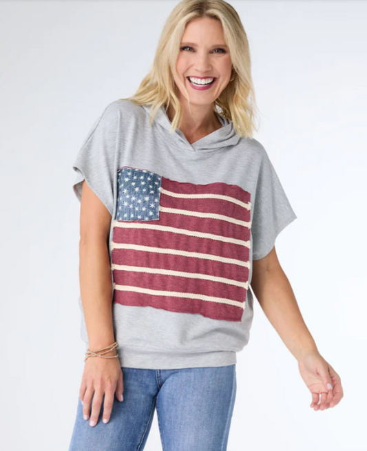 Coco Carmen Vintage America Hooded Top