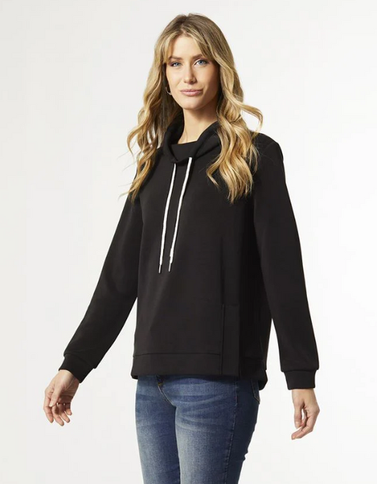 Coco Carmen Cowl Neck With Side Zippers