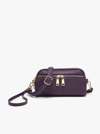 Sunny Dual Compartment Crossbody w/ Wristlet | M2887: Black