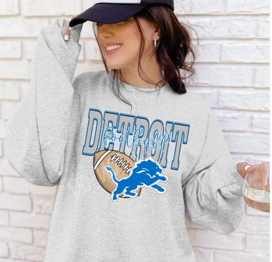 Detroit Football Sweatshirt