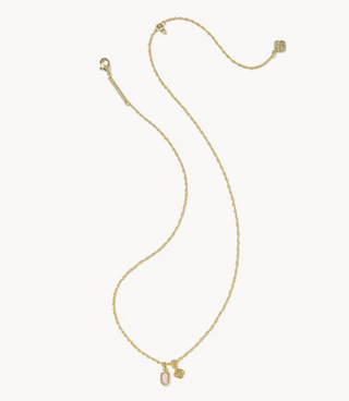 Kendra Scott Mini Elisa Dira Pink Necklace